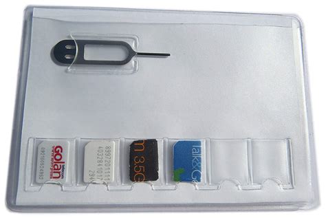 sim card storage case